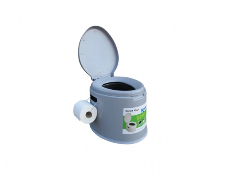 Kampa Khazi Portable Chemical Toilet Camping Caravan Camper Outdoor Loo 153001