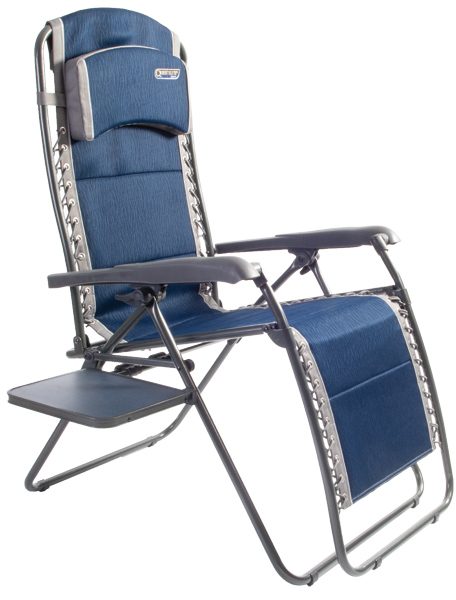 Quest Ragley Pro Relax Chair with Side Table - F1303 - Camping