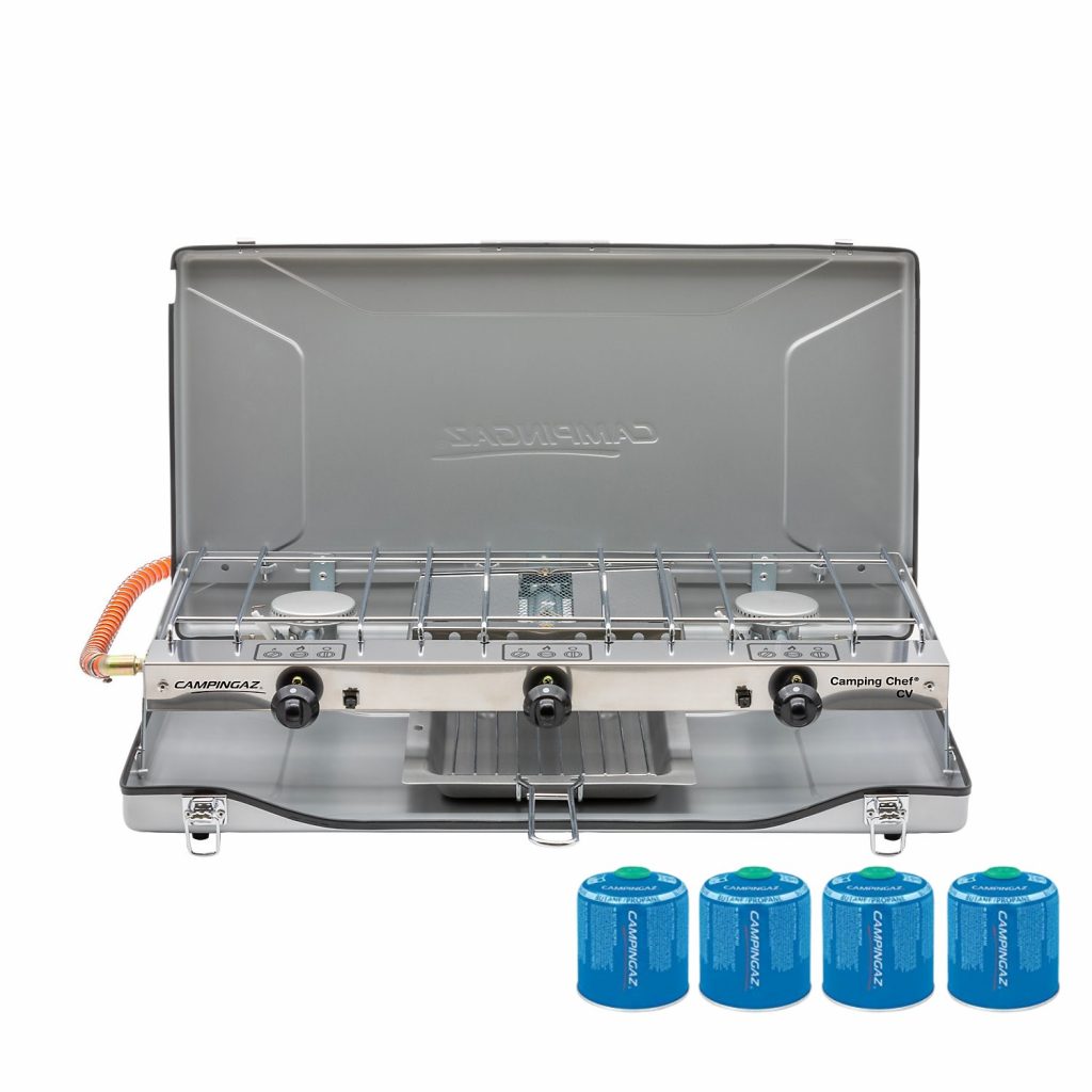 Campingaz Camping Chef Folding Stove CV Free 4 Pack CV470 Worth £24.99 Camping International
